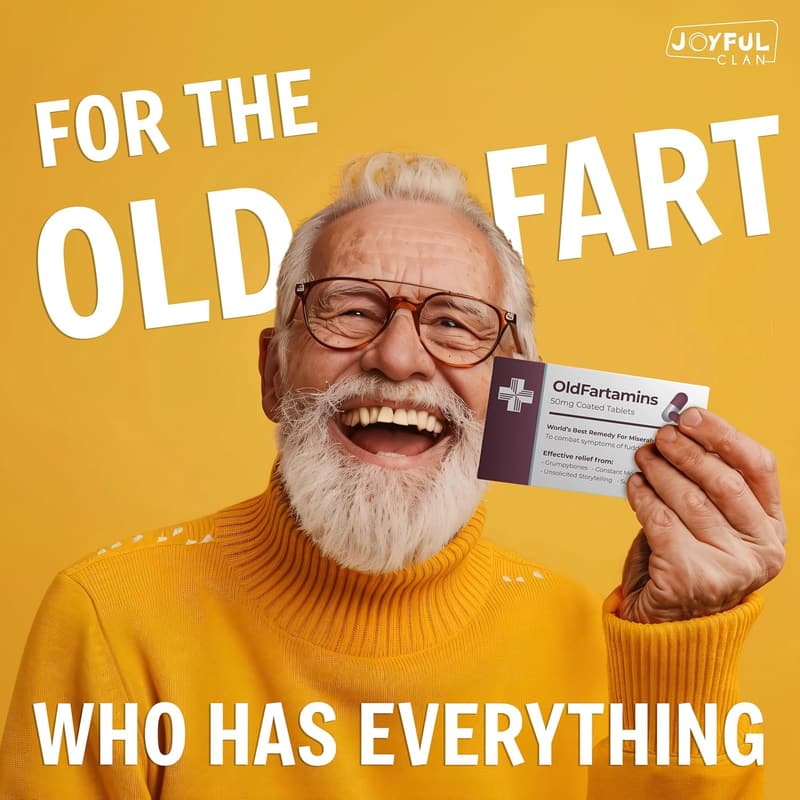 70th Birthday Prank Pill Box for Men