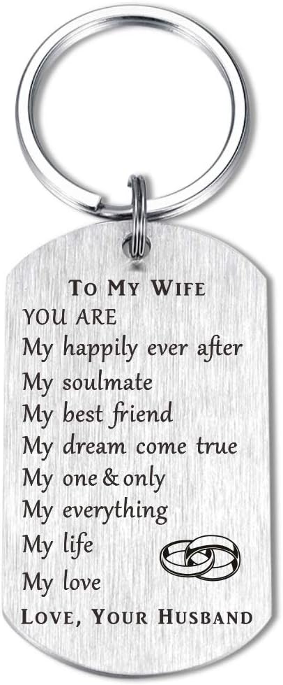 Birthday Keychain Gift for Wife