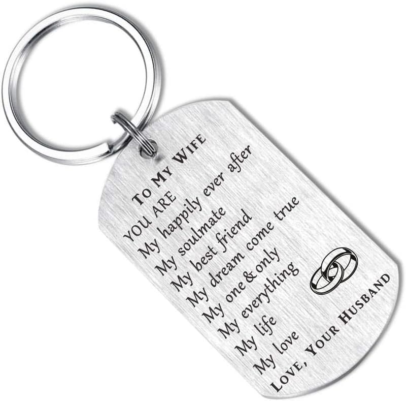 Birthday Keychain Gift for Wife