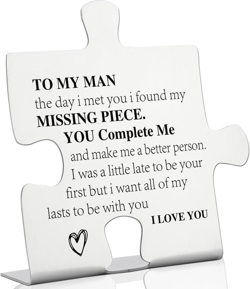 Valentine's Gift for Him: Desk Sign Decor