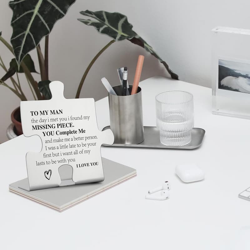 Valentine's Gift for Him: Desk Sign Decor