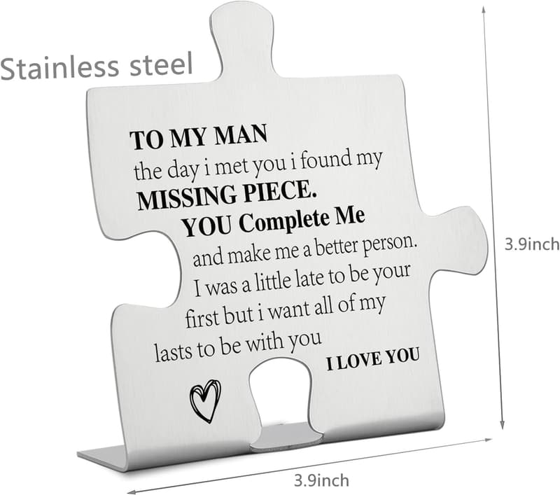 Valentine's Gift for Him: Desk Sign Decor