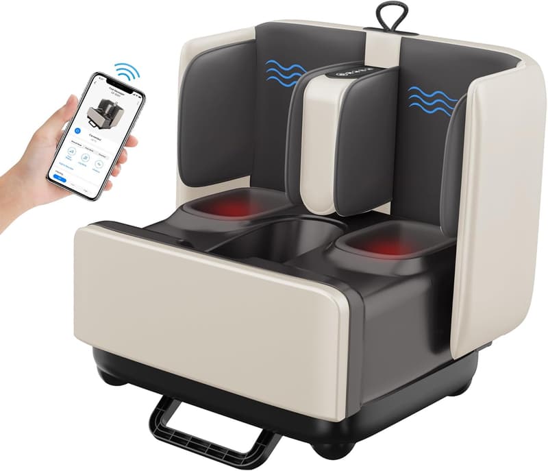 Foot Massager & Rest with Heat, App-Controlled