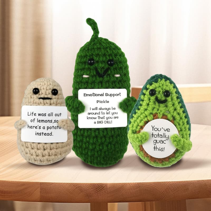 Crochet Emotional Support Potato Doll - Fun Gift for Friends