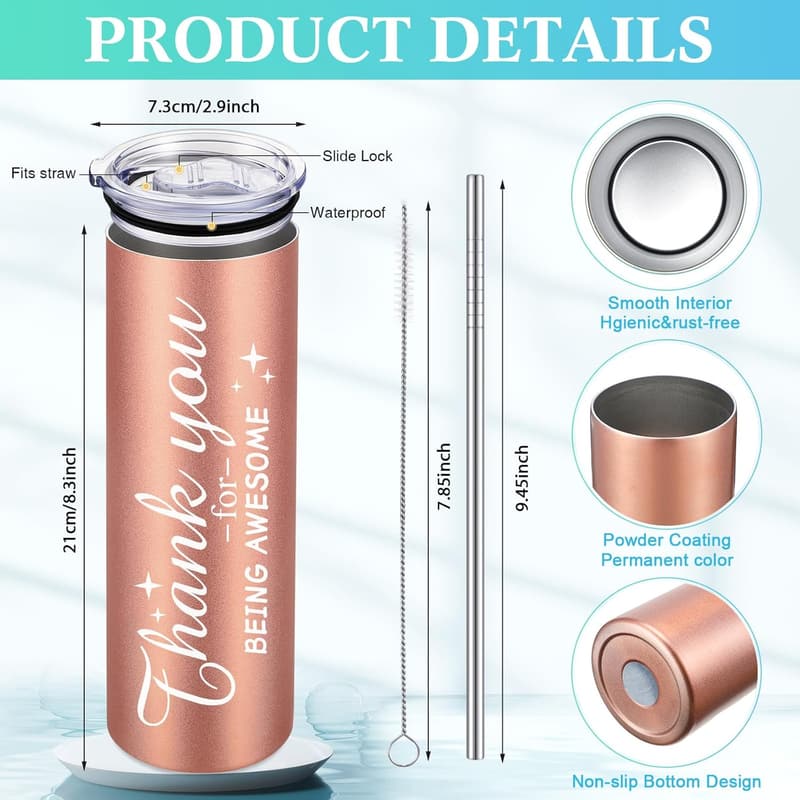 Graduation Gift Stainless Steel Tumbler, 20 oz