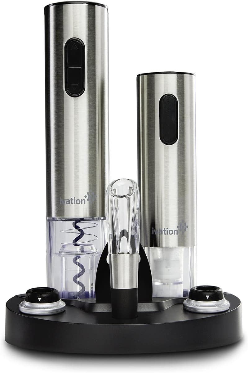 Wine Gift Set: Electric Opener & Aerator Collection