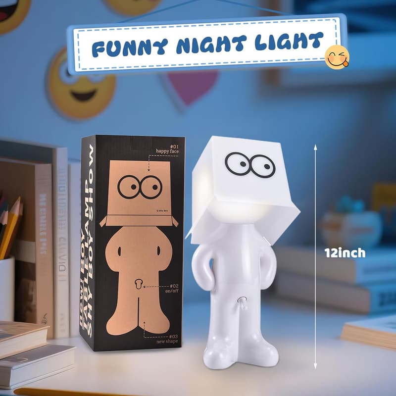 White Elephant Gag Lamp - Big Eye Design