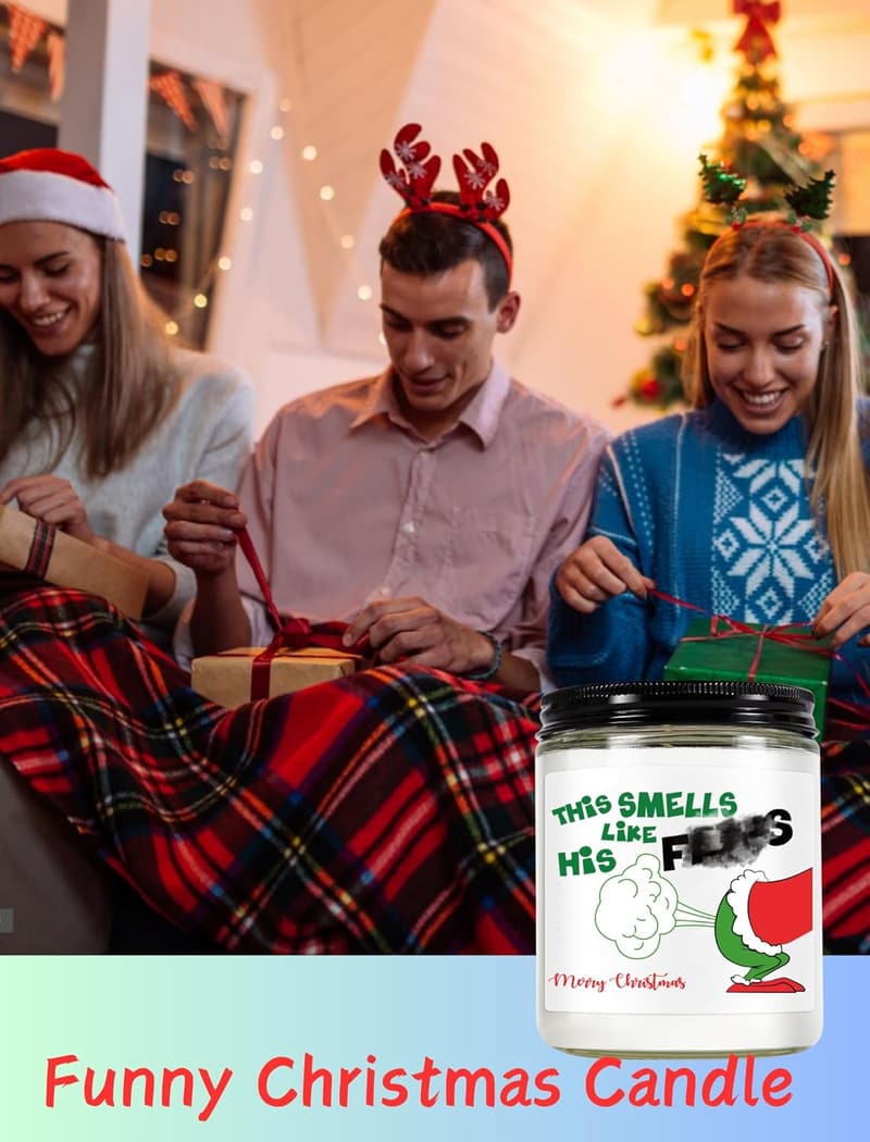 Funny Vanilla Soy Candle - Gifts for Coworkers