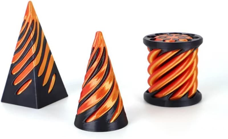 White Elephant Fidget Toy: 3D Printed Spiral Cone