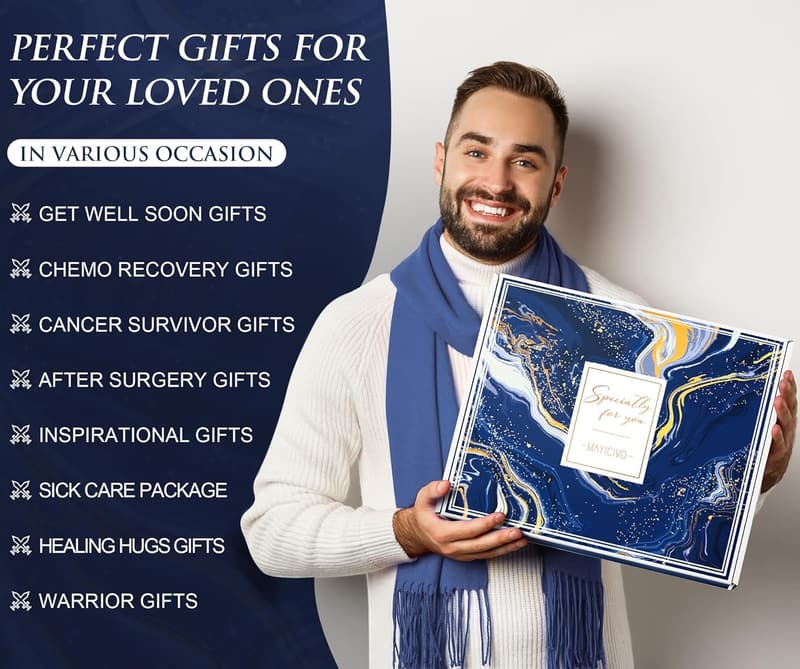 Get Well Gift Basket for Men w/ Tumbler