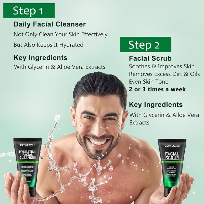 Men's Hydrating Skincare Set - Birthday Gift