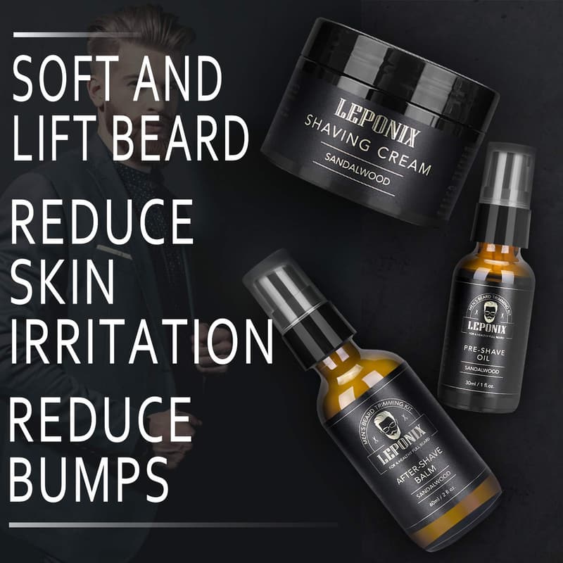 Men's Shaving Kit with Sandalwood Cream
