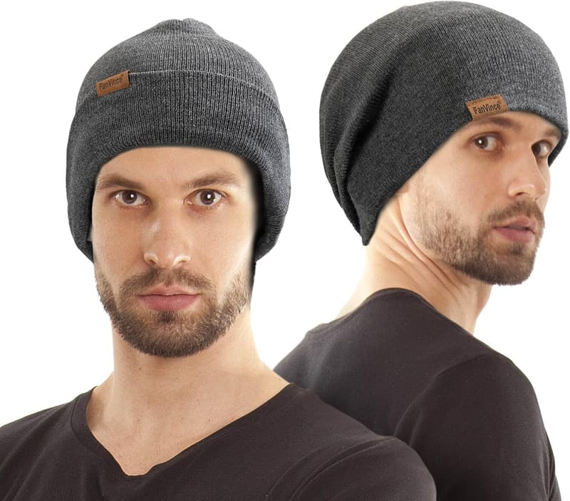 Winter Thermal Knit Beanie for Men and Women