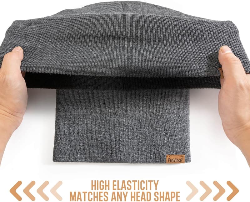 Winter Thermal Knit Beanie for Men and Women