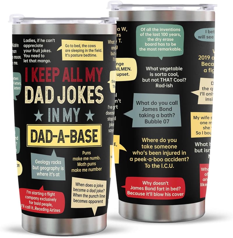 Father's Day Travel Tumbler 20oz for Men