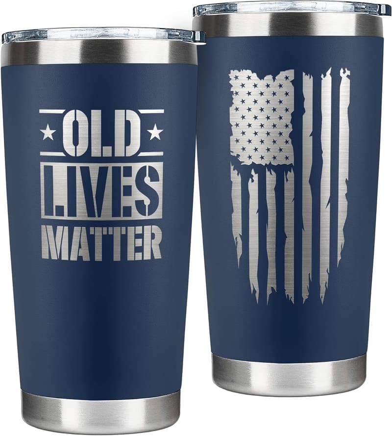 Father's Day 20 Oz Navy Tumbler for Men