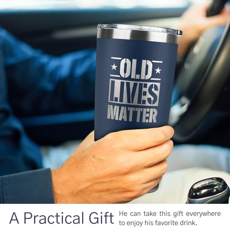 Father's Day 20 Oz Navy Tumbler for Men
