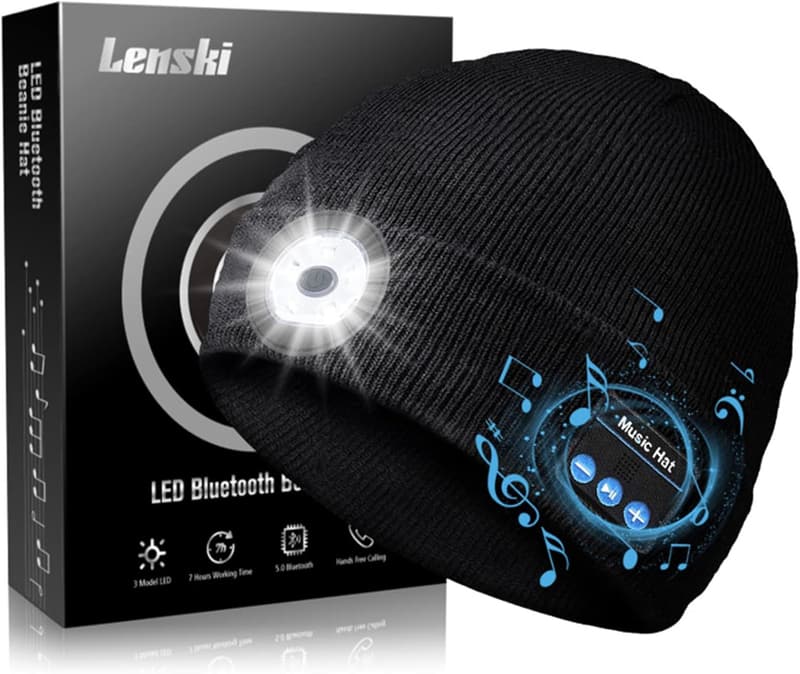 Birthday Bluetooth Beanie Hat for Men