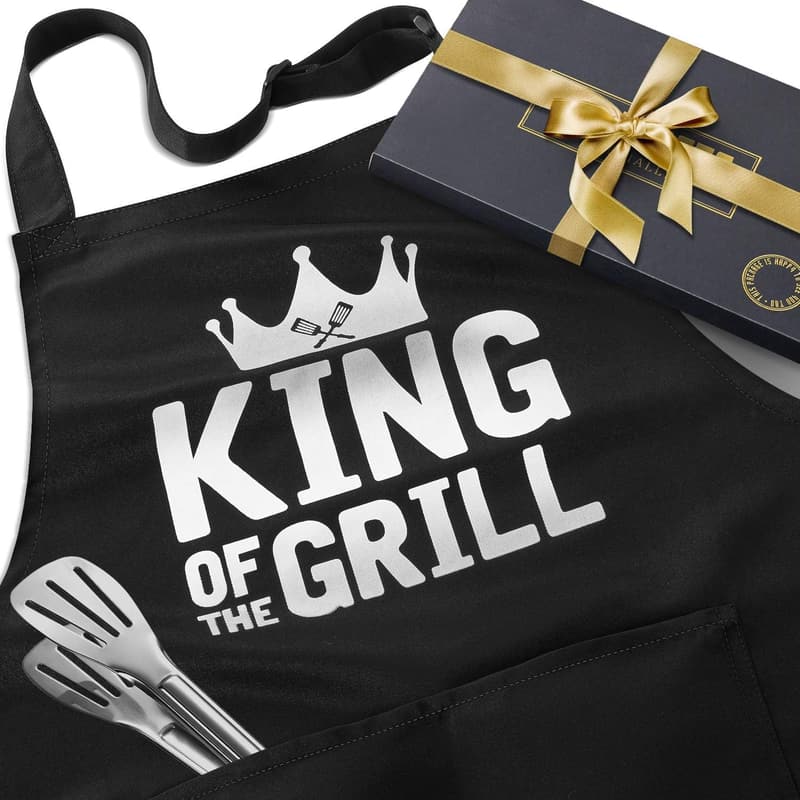 Father's Day BBQ Apron - Funny Gift for Men