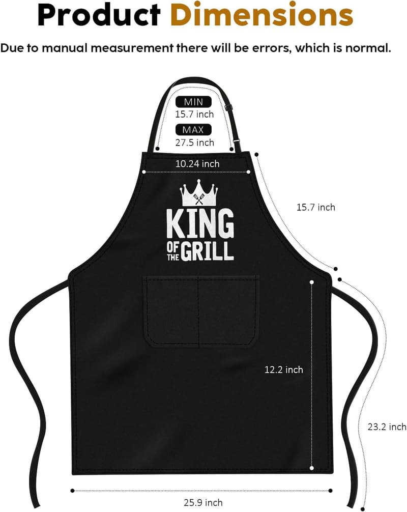 Father's Day BBQ Apron - Funny Gift for Men