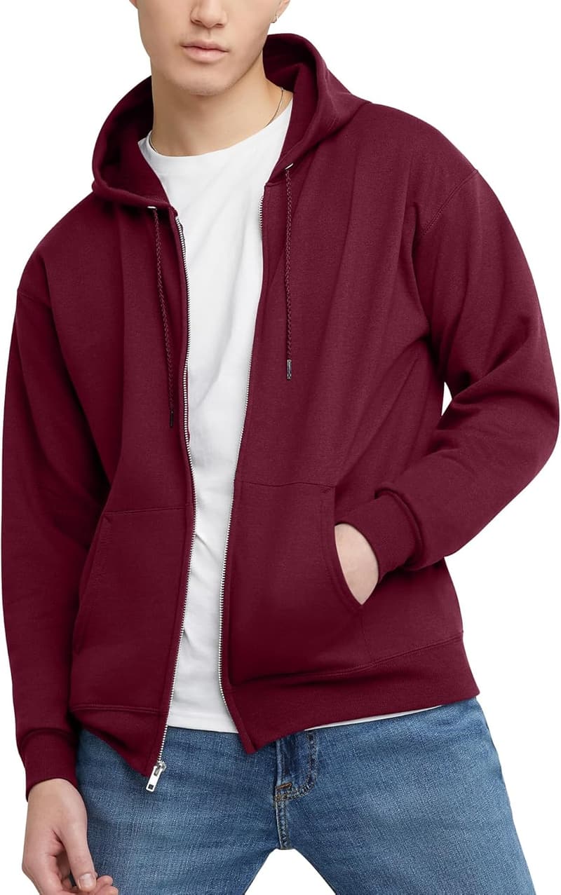 Men's EcoSmart Fleece Full-Zip Hoodie
