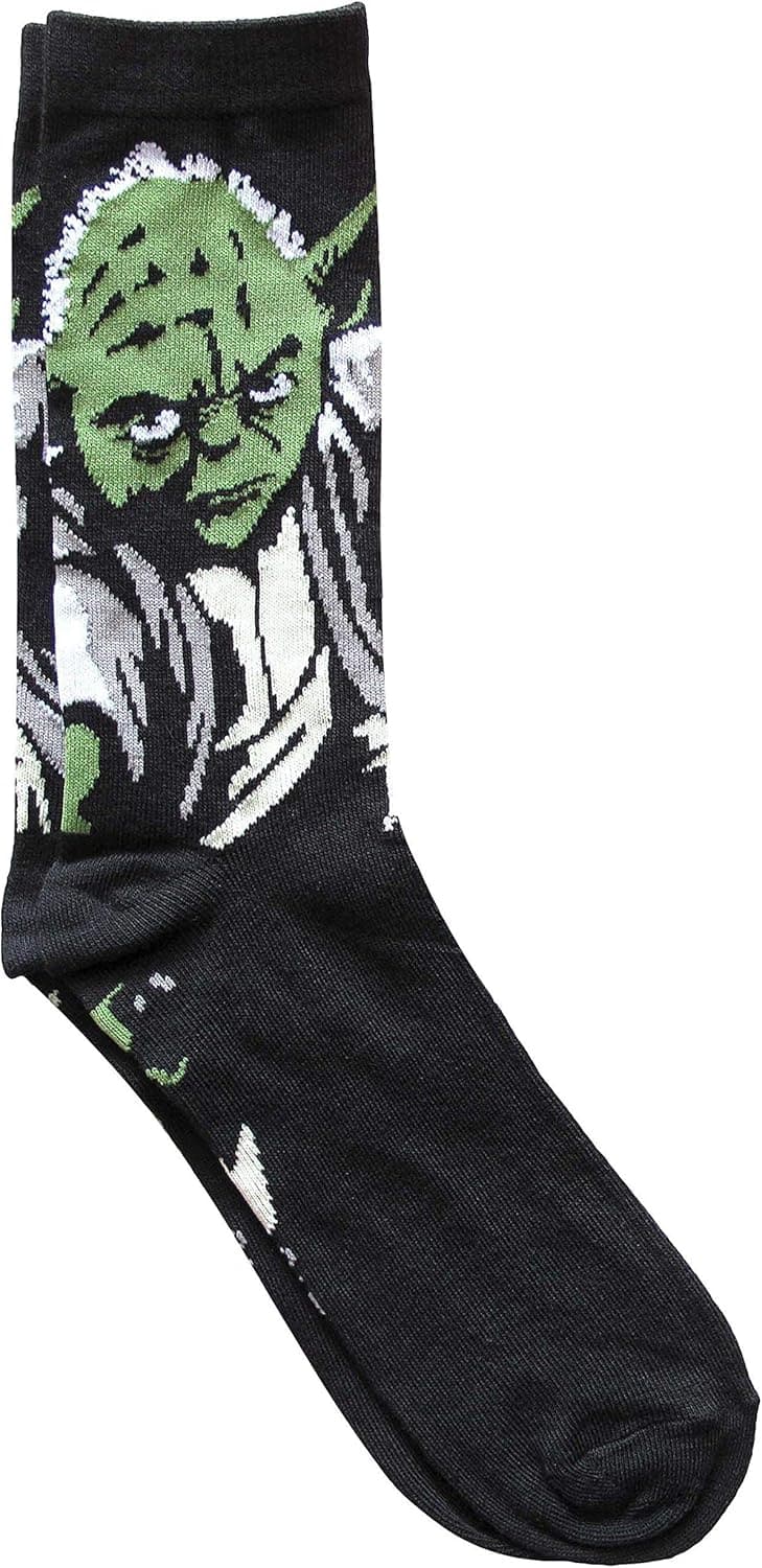Star Wars Darth Vader & Yoda Men's Socks Set Size 6-12