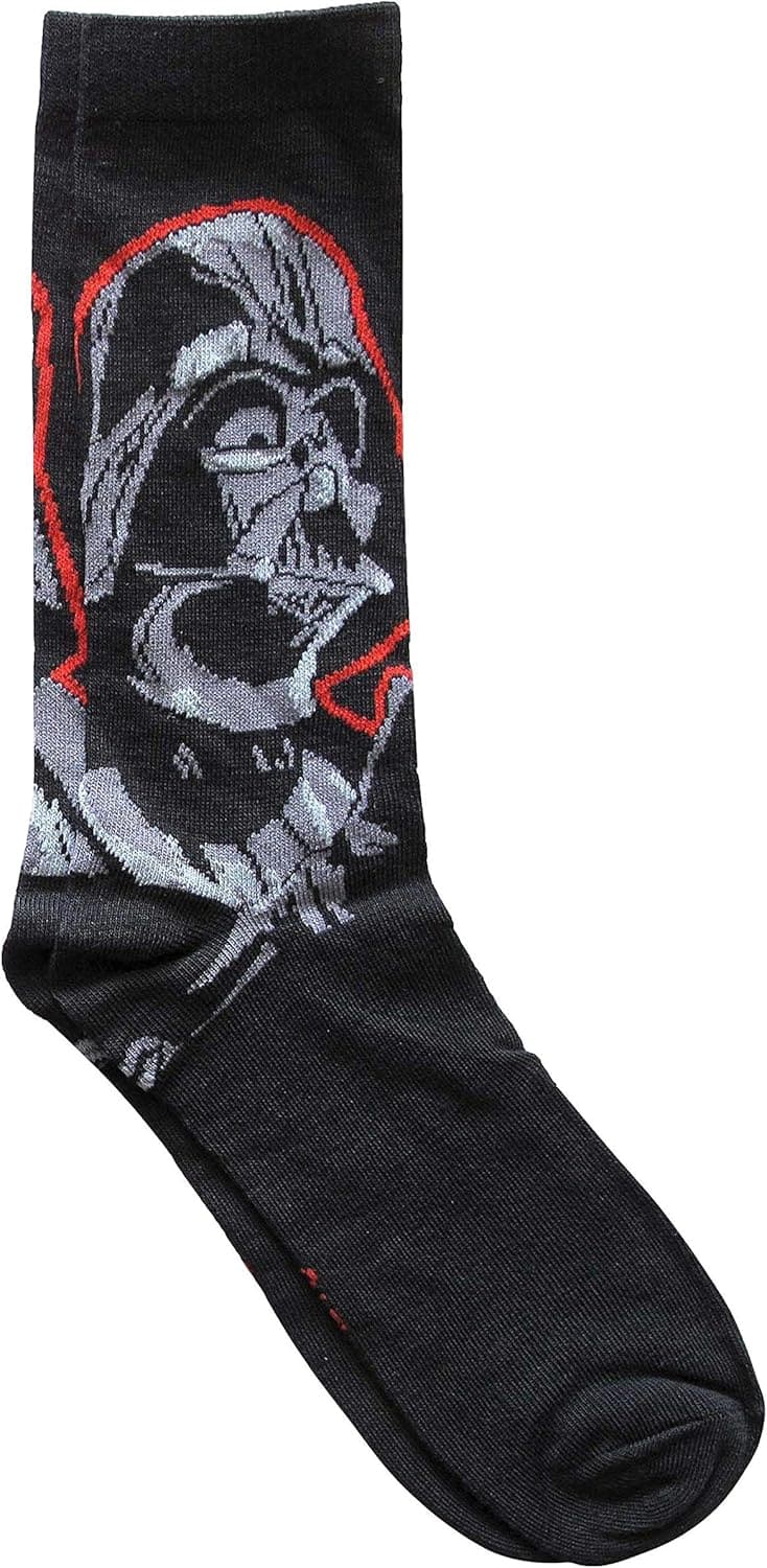 Star Wars Darth Vader & Yoda Men's Socks Set Size 6-12