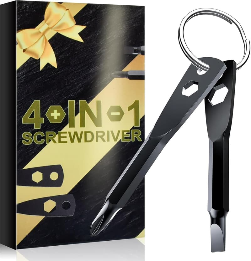 Father's Day 4-in-1 Screwdriver Keychain for Men