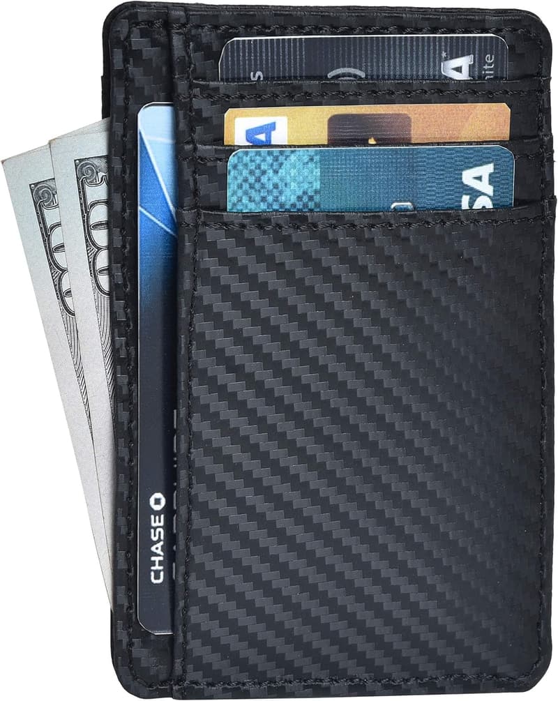 Minimalist RFID Leather Wallet for Men & Women