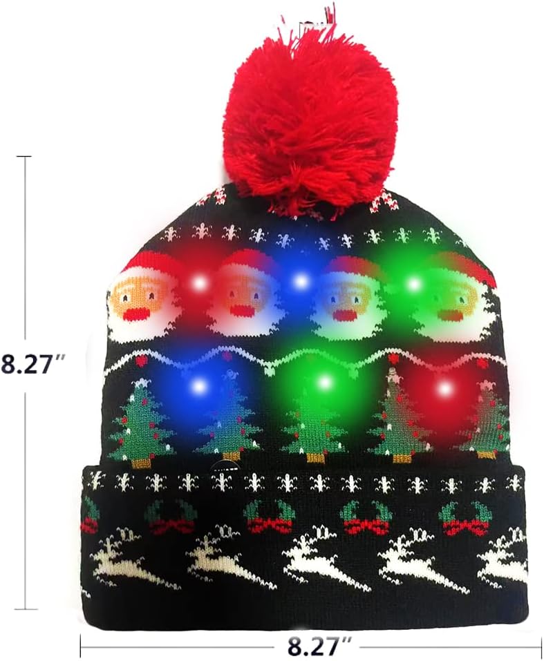 White Elephant Beanie Hat for Adults & Kids