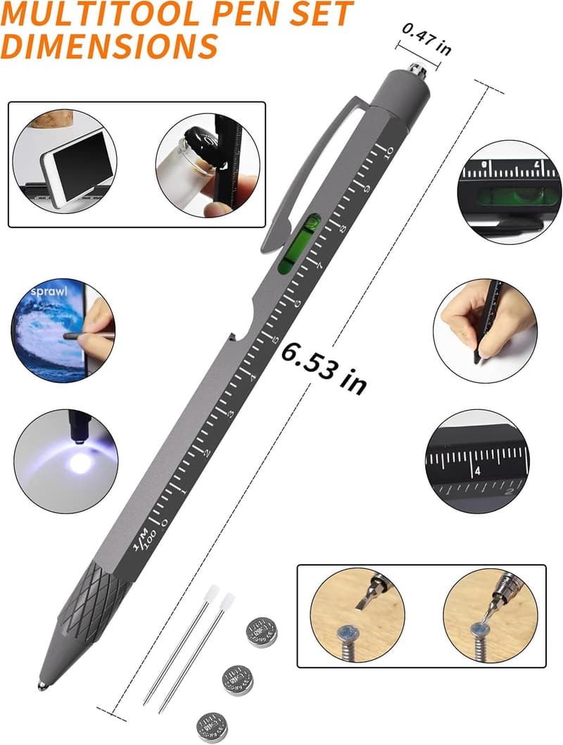 Multitool Pen Gadget for Men 2024