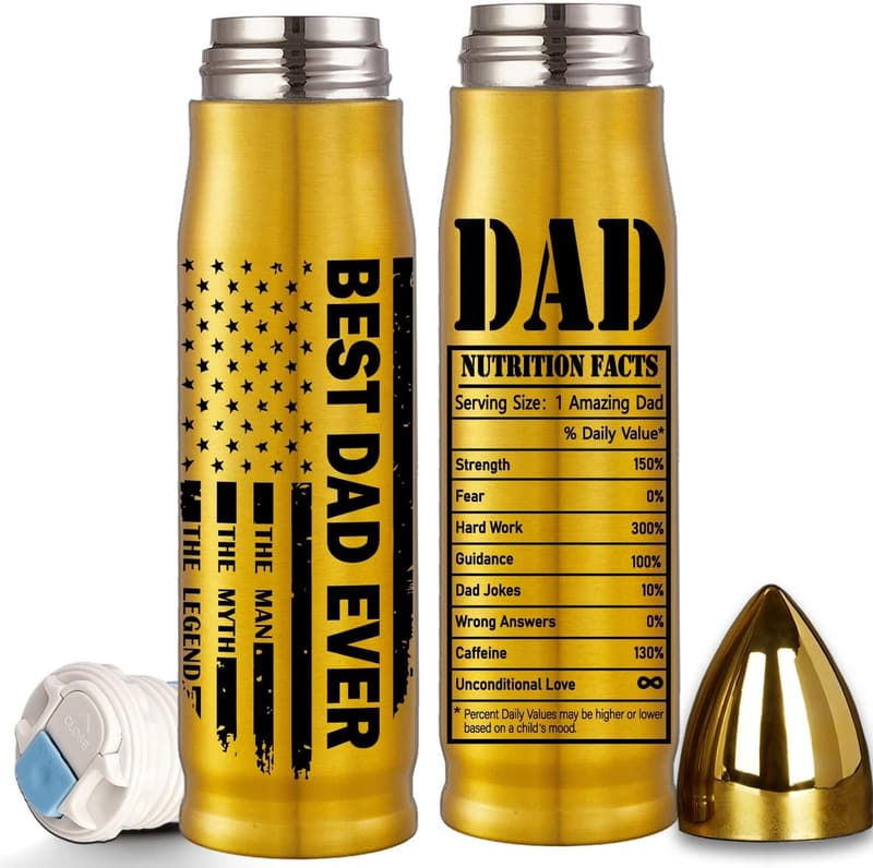Father's Day Bullet Tumbler, 17 Oz, 