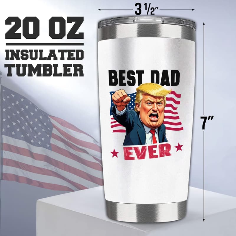 Father's Day Best Dad 20 Oz Coffee Tumbler