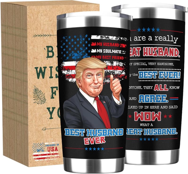 Father's Day Trump Husband Tumbler 20 oz