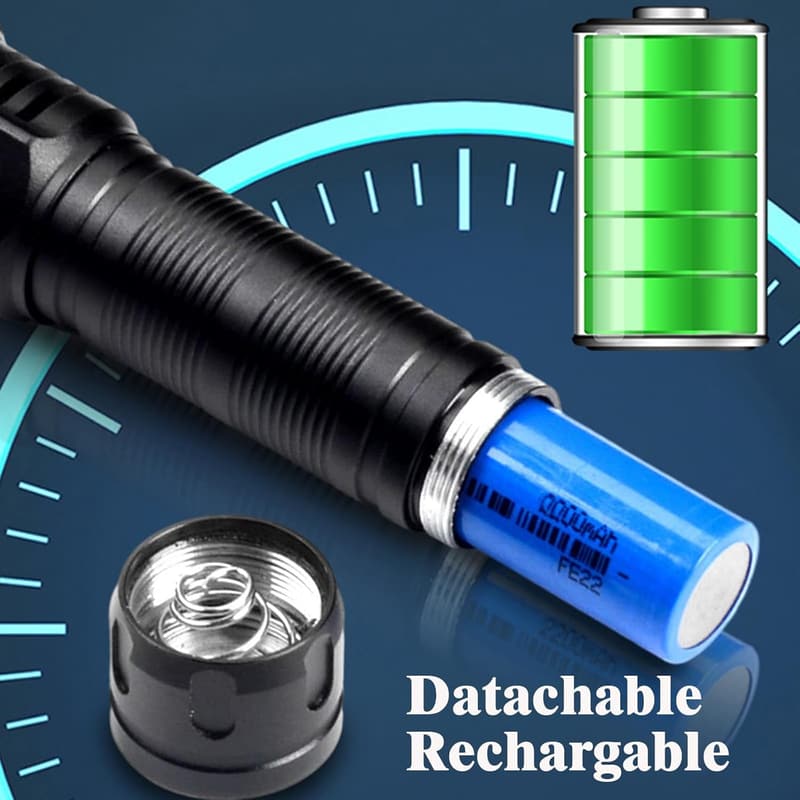 Night Hunting Blood Tracker Flashlight, 2000 Lumens