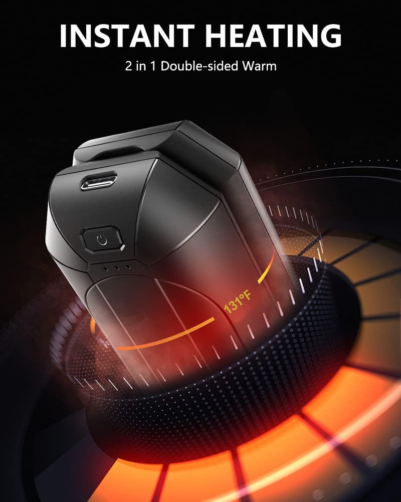 Warm Gifts: Rechargeable 4000mAh Hand Warmers (2-Pack)
