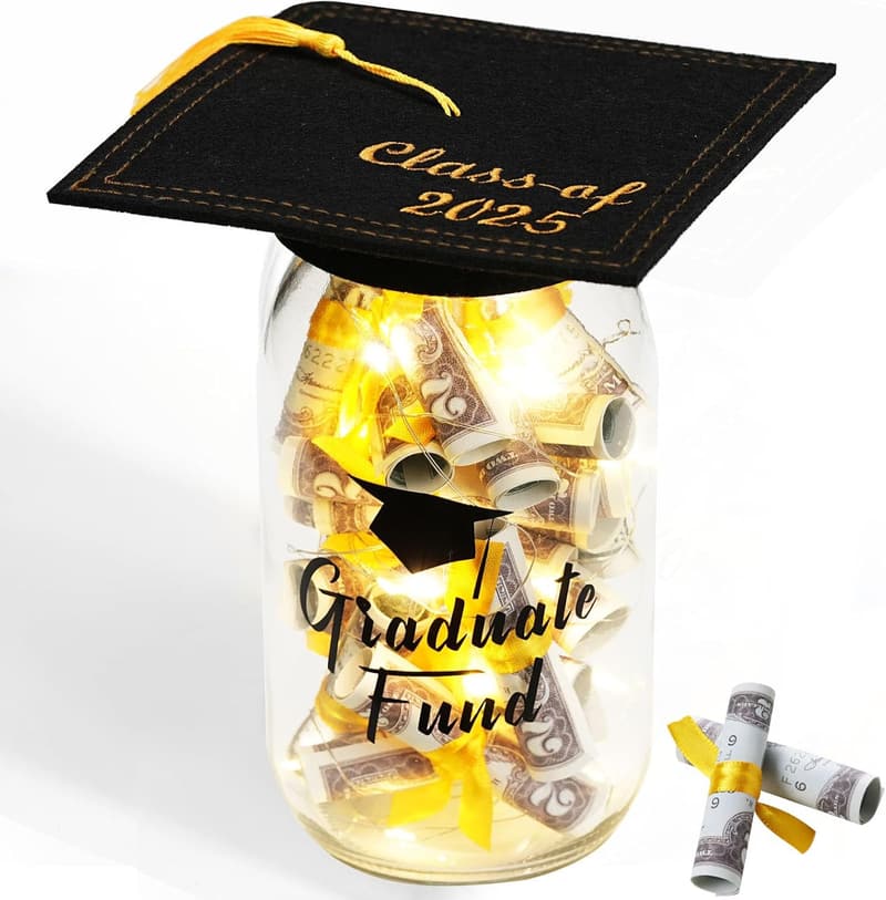 2025 Graduation Mason Jar with Cap Kit