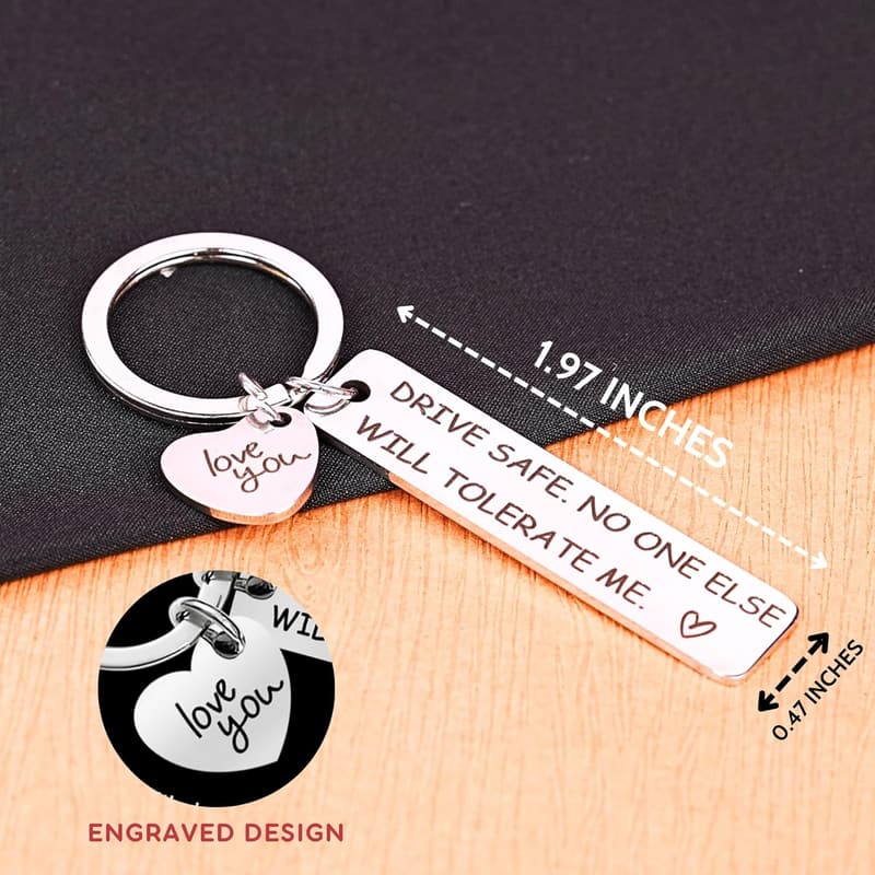 Anniversary Love Keychain for Men