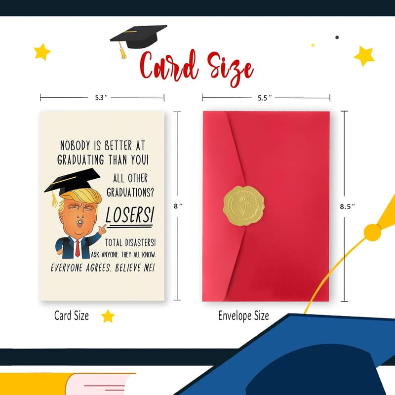Funny Graduation Card for Friends