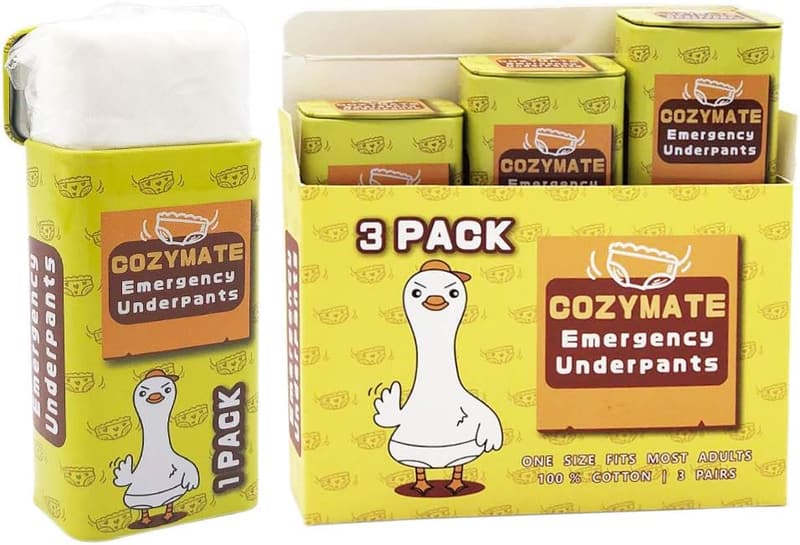 White Elephant Emergency Underpants Tin (3 Pairs)