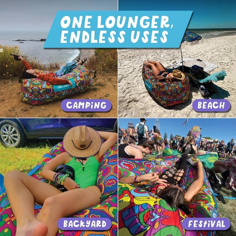 Inflatable Couch for Camping & Music Festivals