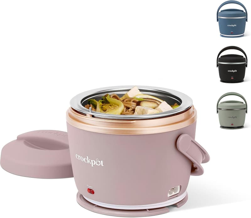 Portable Lunch Box Food Warmer, Blush Pink