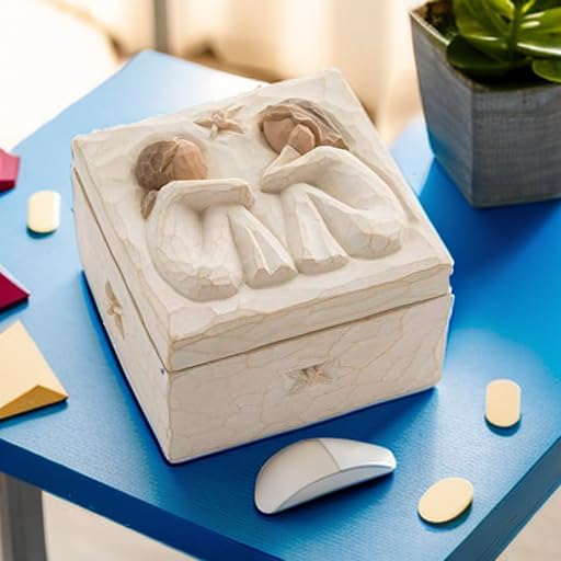 Friendship Keepsake Box with Carved Best Friends Design