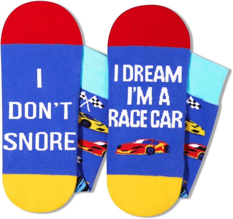 Race Car & Train Lovers Socks for Men