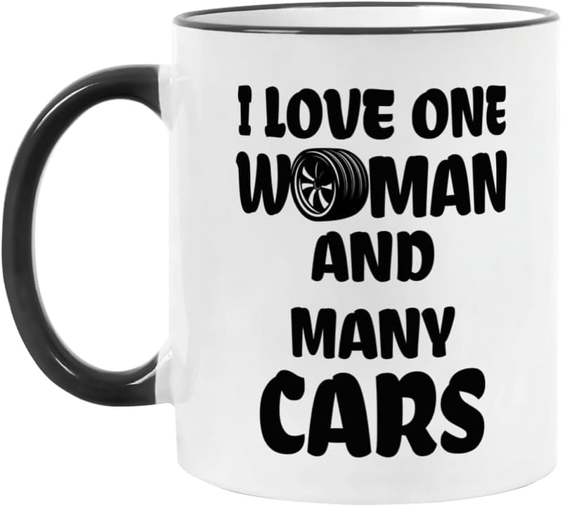 Valentine's Day Car Lover Mug - 11 OZ