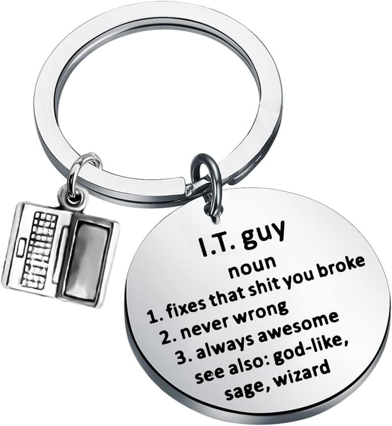 Tech Keychain Gift for IT Professionals