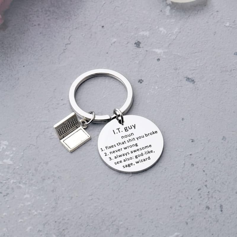 Tech Keychain Gift for IT Professionals