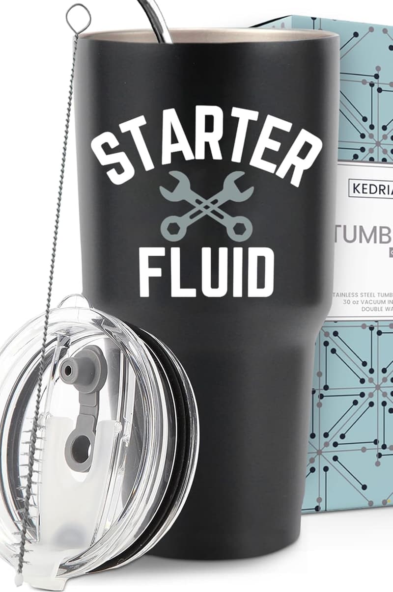 Mechanic Travel Mug 30oz for Car Enthusiasts