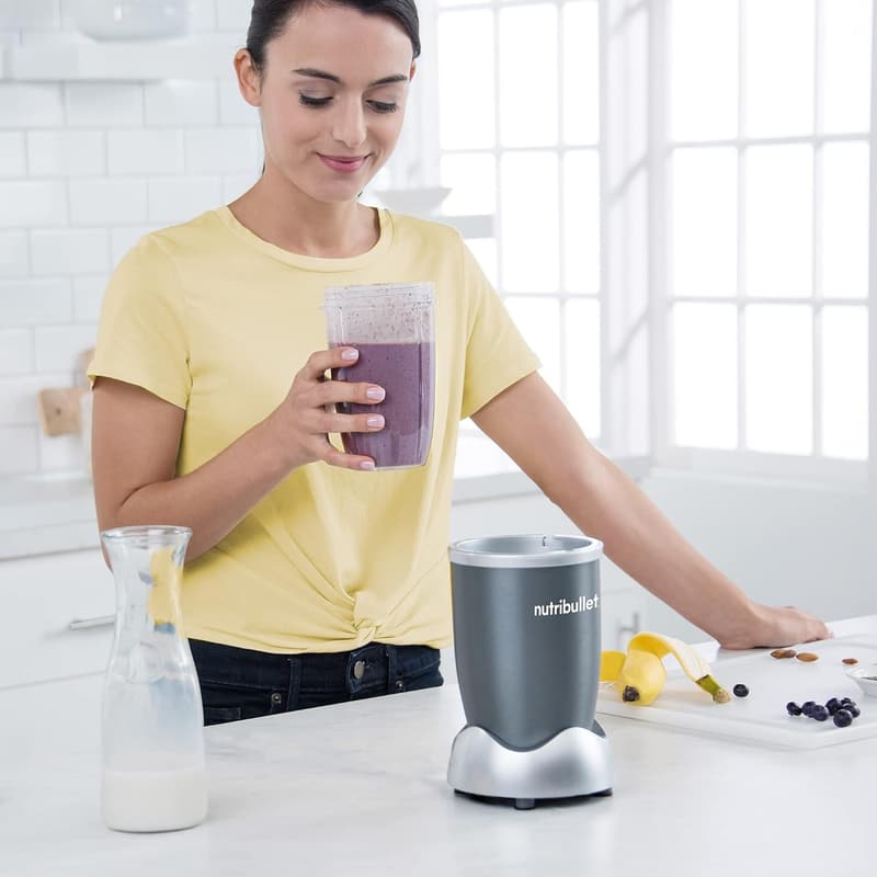 Nutribullet 600W Personal Blender, 24 oz, Gray