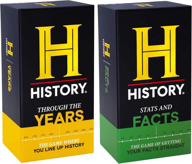 General Knowledge Card Game Bundle for Adults & Teens